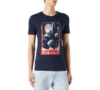 Marvel Memoonxts001 T-Shirt, Navy, S Uomo