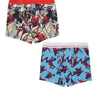Marvel Mens Comics Boxer Briefs - Spiderman Mens Underwear - 2 Pack Boxer Briefs (Spiderman Multi, X-Large)