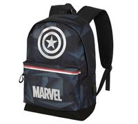 Marvel Metal-Zaino HS Silver, Nero, 30 x 41 cm, Capacità 22 L