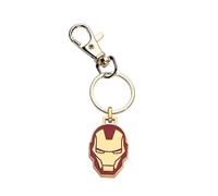 Marvel Metallo Iron Man Testa Placcato Oro Acciaio Inox Portachiavi