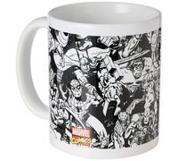 Marvel MG23445 Tazza in ceramica con immagini di personaggi stile retro,8 x 11,5