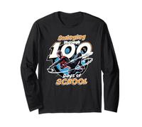 Marvel Miles Morales Spider-Man 100 Days of School 100th Day Maglia a Manica