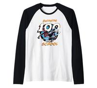 Marvel Miles Morales Spider-Man 100 Days of School 100th Day Maglia con Maniche Raglan
