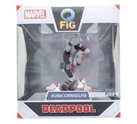 Marvel Mini Figura Q-Fig Da 3,5 Pollici | X-FORCE DEADPOOL UNICORN SELFIE