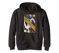 Marvel Moon Knight Dual Card Felpe con Cappuccio, Schwarz, M Bambini Unisex^Ragazzo