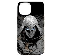 Marvel Moon Knight - Geroglifici egiziani con occhi luminosi, colore: Nero Custodia per iPhone 15