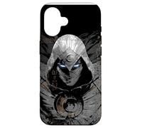 Marvel Moon Knight - Geroglifici egiziani con occhi luminosi, colore: Nero Custodia per iPhone 16