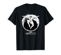 Marvel Moon Knight Leaping Circle Line Drawing Maglietta