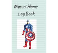 Marvel Movie Log Book: 50 page lined writing tablet