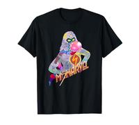 Marvel Ms. Marvel Bubble Gum Silhouette Poster Maglietta