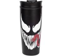 Marvel MTM25359 Tazza da Viaggio in Metallo, 425 ml, Venom, 425 milliliters, Nero