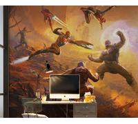 250x280cm Bambini Camera Murale Avengers Epic Battaglia Foto Parati Marvel