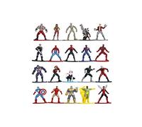 Marvel 1.65" Die-cast Metal Collectible Figures 20-Pack Wave 1, Toys for Kids an