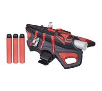 Marvel Nerf Spider-Man Miles Morales Thwip-Tech Blaster, include 3 freccette, web-shooter, gioco di ruolo per bambini dai 5 anni in su