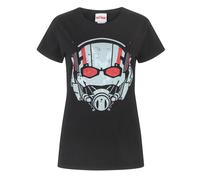 Marvel Nero Ant-Man T-shirt a maniche corte Donne