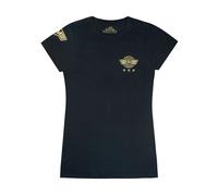 Marvel Nero Captain Marvel T-shirt a maniche corte Donne