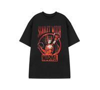 Marvel Nero Scarlet Witch T-shirt a maniche corte Donne