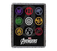 Marvel NORTHWEST Avengers, coperta in tessuto arazzo, 122 x 152 cm, simboli