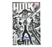 Marvel Ora Hulk #1 Minneapolis Cc Bianco & Nero Cover Autografato