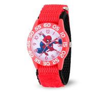 MARVEL Boys Spider-Man Analog-Quartz Watch with Nylon Strap, red, 19 (Model: WMA000188)