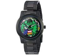 Marvel Orologio da uomo W001776 Hulk analogico al quarzo nero, movimento al quarzo, Nero, Movimento al quarzo