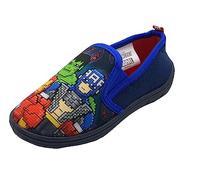Marvel - Pantofole Avengers per ragazzi, multicolore con personaggi pixel, taglia 10-3, Multi, 30 EU
