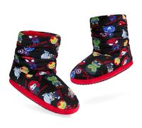 Marvel Pantofole Bambino a Stivaletto - Ciabatte Bambino Invernali Antiscivolo Interno in Pile 29-34 Gadget Regalo (Nero Avengers, 29-30 EU)