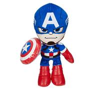 Marvel- Peluche Captain America, Giocattolo per Bambini 3+Anni, GYT42 [Esclusivo Amazon]