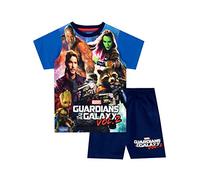 Marvel Pigiama a Maniche Corte per Ragazzi Guardiani della Galassia Blu Anni 11-12 Anni