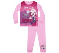 Marvel Pigiama Bambina, Spidey e i Suoi Fantastici Amici, Pigiama Invernale Ghost Spider, età da 7-8 Anni