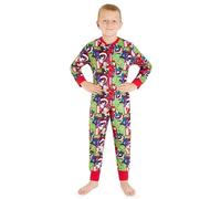 Marvel Pigiama Intero Bambino - Pigiamone in Pile Caldo 3-10 Anni - Pigiami Interi Bambini Spiderman Idea Regalo (Multi Avengers, 3-4 Anni)