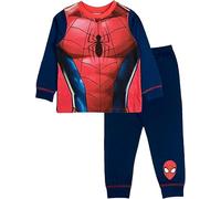 Marvel Pigiama lungo Ragazzo Spiderman Age, Blu, 3-4 Years
