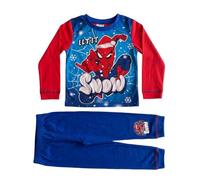 Marvel - Pigiama natalizio per ragazzi con Spiderman, abbigliamento da notte blu navy (UK, età: 2 anni, 3 anni, regolare, blu navy)