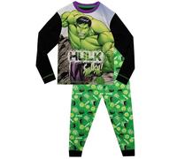 Marvel Pigiama per Ragazzi The Incredible Hulk Nero 2-3 Anni