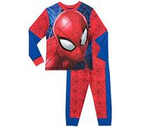 Marvel Pigiama Spiderman Bambino, Pigiama Supereroi, Pigiami Bambino, Rosso 5-6 Anni