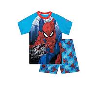 Marvel Pigiama Spiderman Ragazzi | Pigiama Corto Ragazzi Spider-Man | Taglie da 2 a 12 Anni | Merchandising Ufficiale Spiderman