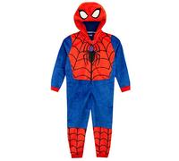 Marvel Pigiami Interi a Maniche Lunghe per Ragazzi Spiderman Blu 3-4 Anni