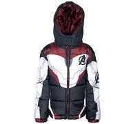 Marvel Piumino con cerniera per cosplay, taglie da bambino a bambino grande (2T - 14-16), Quantum Realm Rosso/Bianco/Nero, 5-6