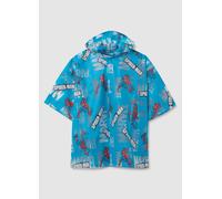 MARVEL, Poncho Impermeabile Blu Da Bambino Con Stampa Spider-man, Blu, Taglia: 5-6