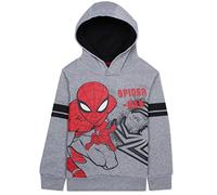 Marvel Press Spiderman Bambino Felpa (Grigio Chiaro,3 Anni)