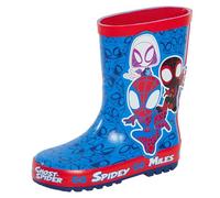 Marvel Press Spidey and His Amazing Friends Stivali di gomma per bambini Stivali di gomma Ragazzi Ragazze Pioggia Neve Wellys, Multi, 9 UK Child