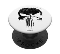 Marvel Punisher Black Out Skull PopSockets PopGrip Intercambiabile