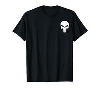 Marvel Punisher Classic Skull Symbol Maglietta