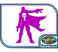 Marvel Punisher I Adesivo Vinile Auto Tablet Console PS4 Xbox Finestra Da Comic