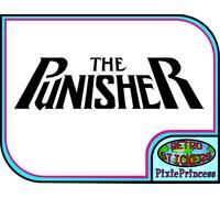 Marvel Punisher Logo G Adesivo Vinile Auto Custodia Laptop Tablet Finestra Muro