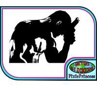 Marvel Punisher S Adesivo Vinile Auto Console PS4 Xbox Porta Finestra Parete Art