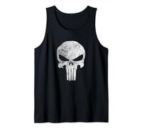 Marvel Punisher Skull Symbol Distressed Canotta