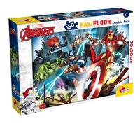 Lisciani Puzzle Marvel Avengers 100774 Maxi Floor 150 pezzi Doppia Faccia