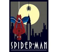 Marvel: Pyramid - Deco - Spider-Man Hanging (Stampa Su Tela 30X40 Cm) - AA.VV.