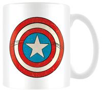 Marvel Pyramid International Retro Tazza Mug Captain America, Ceramica, Multicol